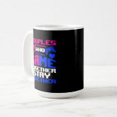 Mug Gamer Couples Vidéo Jeu Cadeau (Devant gauche)