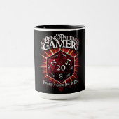 Mug Gamer de stylo et de papier (Centre)