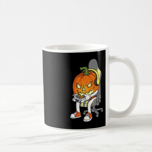 Mug Gamer Halloween Jackolantern Scandale Jeux Garçons (Droite)