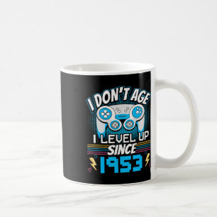 Mug Gamer I Don't Age I Level Up depuis 1953 Jeu Bir