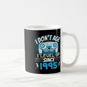 Mug Gamer I Don't Age I Level Up depuis 1995 Jeu Bir