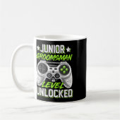 Mug Gamer Junior Garçon d'Honneur Niveau Débloqué Jeu (Gauche)