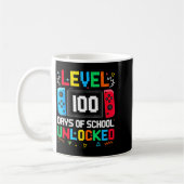 Mug Gamer Level Unlocked 100 Days Of School Student Bo (Gauche)