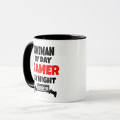 Mug Gamer Lineman (Devant gauche)
