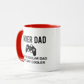 Mug Gamer Papa Comme Un Père Régulier Seulement Way Gl (Devant gauche)