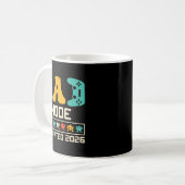 Mug Gamer Papa Mode Activé 2026 Funny Future Père (Devant gauche)