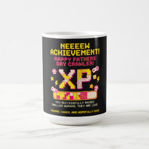 Mug Gamer Papa Réussite Barre d'XP Drôle Fête des Père