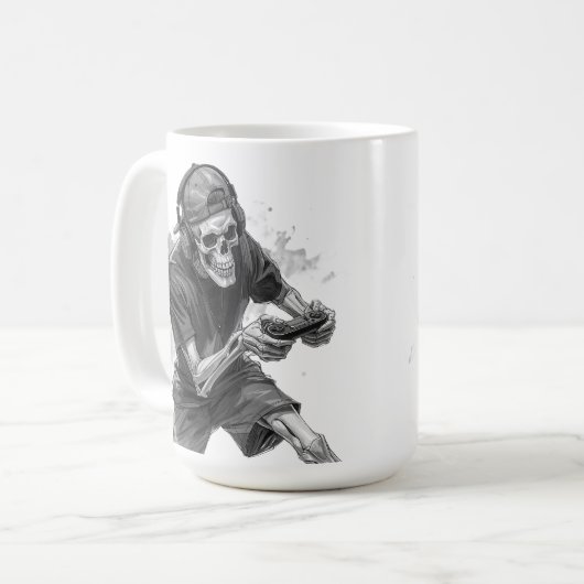 Mug Gamer Skeleton  (Devant gauche)