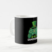 Mug Gamerchaun Gamer Jeux de jeu Saint Patrick's Day (Devant gauche)
