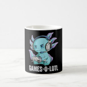 Mug Gamesolotl Axolotl Vidéo Gamer Kawaii Anime garç