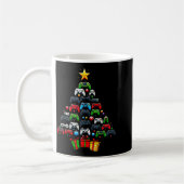 Mug Gaming Controllers Christmas Tree Funny Gamer Boys (Gauche)