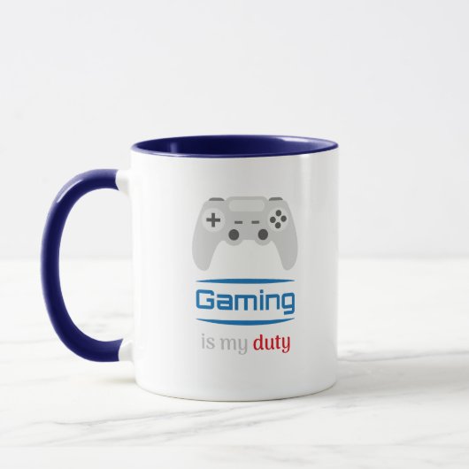 Mug Gaming Is My Duty Gamer Controller (Gauche)