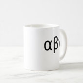 Mug gamma bêta Alpha (Devant droit)