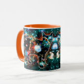 Mug Gamma de chats cosmiques (Devant gauche)