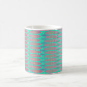 Mug Gamme de conception globe bleu et rose pâle pour b (Centre)
