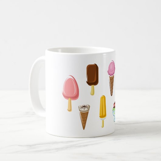 Mug Gamme De Glaces (Devant gauche)