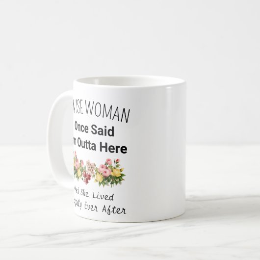 Mug GAMME de retraite pour femmes Elle (Devant gauche)