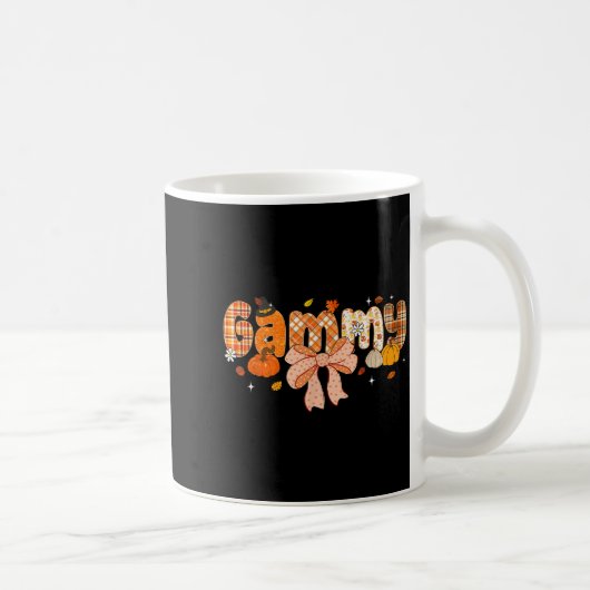 Mug Gammy Pumpkin Fall Coquette Bow Thanksgiving (Droite)