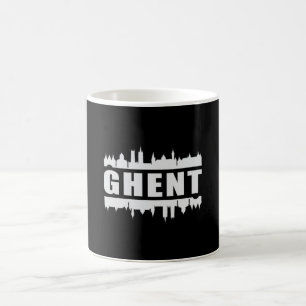 Mug Gand Belgique City Skyline Cityscape Funny Cadeau