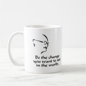 Mug Gandhi - changement (Gauche)