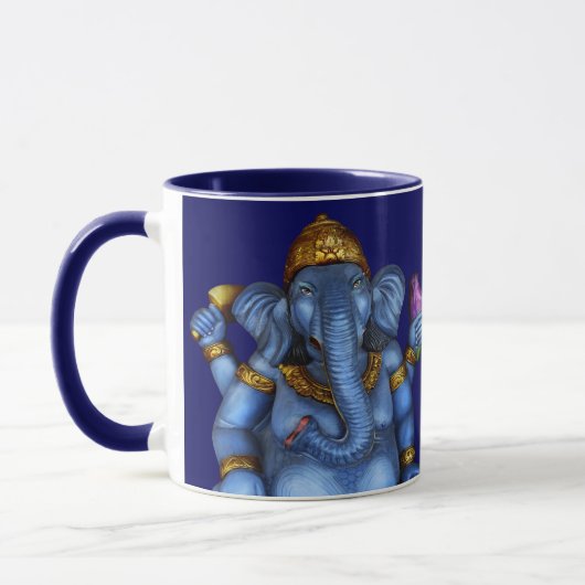 Mug Ganesha bleu (Gauche)