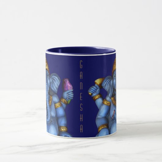 Mug Ganesha bleu (Centre)