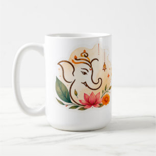 Mug Ganesha élégant Lotus Diwali