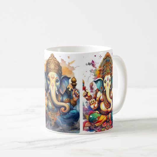 Mug Ganesha, ganesh, ganapati enlever les obstacles #1 (Devant droit)
