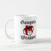 Mug Gangsta Wrapper Fêtes de Noël amusantes (Gauche)