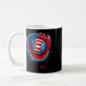 Mug Gant de Baseball Drip Boy Glace Patriote États-Uni (Gauche)