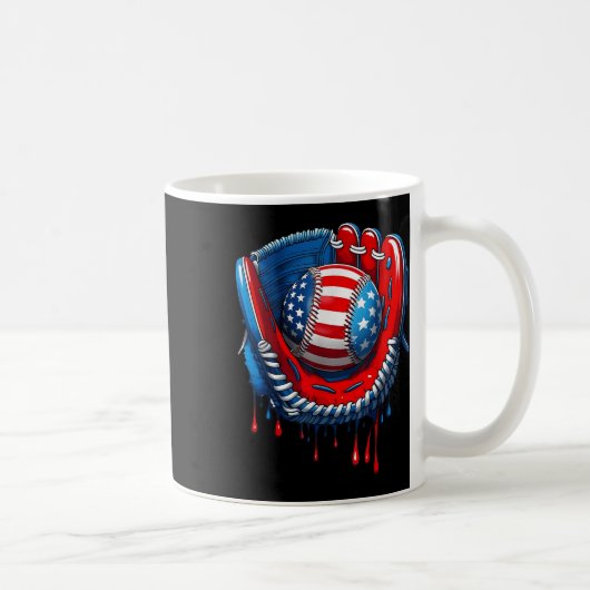 Mug Gant de Baseball Drip Boy Glace Patriote États-Uni (Droite)