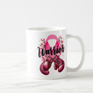 Mug Gants de boxe de guerrier Pink Ribbon Cancer du se