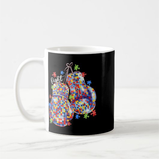 Mug Gants de boxe pour hommes avec pièce de puzzle de (Gauche)