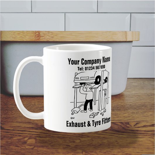Mug Garage Échappement & Monteurs de Pneus