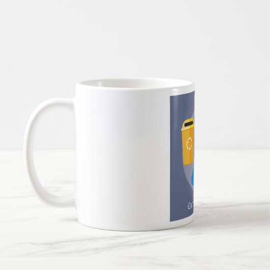 Mug Garbage Collection Recycling (Gauche)