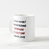Mug garbage collector, awesome (Devant gauche)