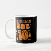 Mug Garçon 10 ans Fête d'anniversaire 10 ans (Gauche)