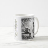 Mug Garçon angélique avec ours en peluche (Devant droit)