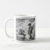 Mug Garçon angélique avec ours en peluche (Gauche)