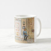 Mug Garçon assis dans le coin (par Carl Larsson) (Devant droit)