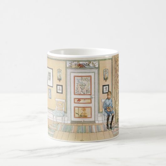 Mug Garçon assis dans le coin (par Carl Larsson) (Centre)