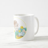 Mug Garçon Avec Daffodiles (Devant droit)