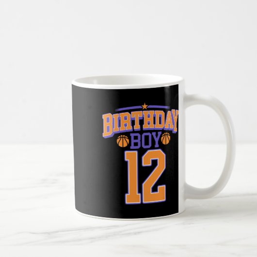 Mug Garçon de 12 ans amateur de squelette pour son 12e (Droite)