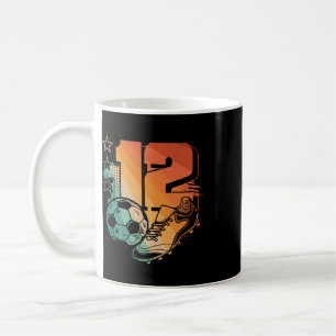 Mug Garçon de 12 ans joueur de football soccer pour so