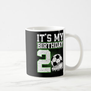 Mug Garçon de 2 ans footballeur C'est mon 2ème anniver