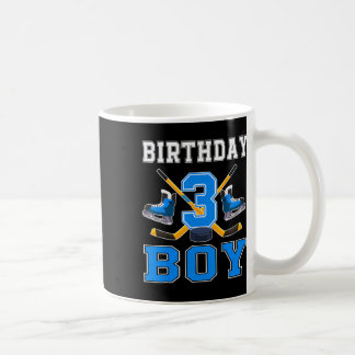 Mug Garçon de 3 ans anniversaire hockey sur glace 3ème