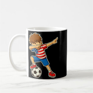 Mug Garçon de football américain Dabbing États-Unis Je