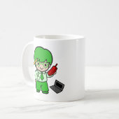 Mug Garçon de geek (Devant gauche)
