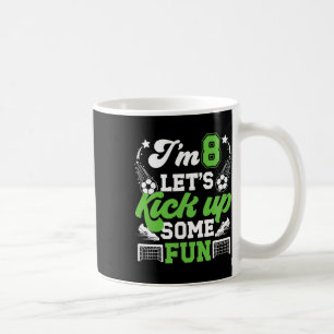 Mug Garçon de huit ans pour un anniversaire de soccer