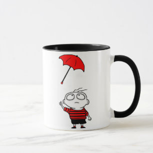 Mug Garçon de parapluie